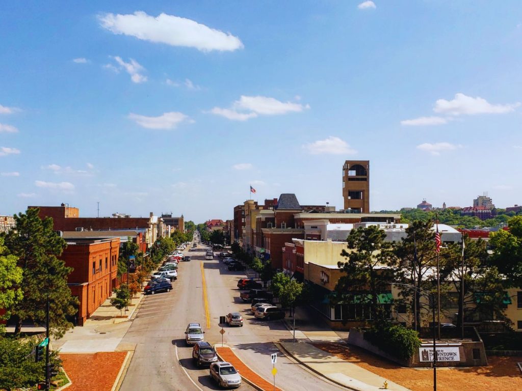 Lawrence skyline, Lawrence, KS